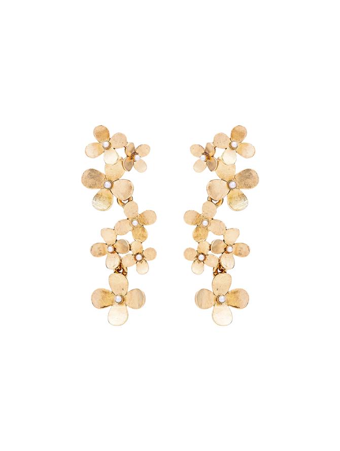 Tailored Hydrangea Cascade Earrings
