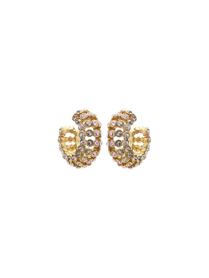 Caterpillar Hoop Earrings