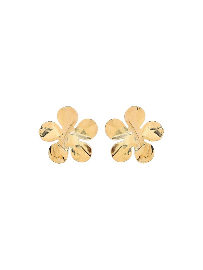 Crushed Flower Earrings