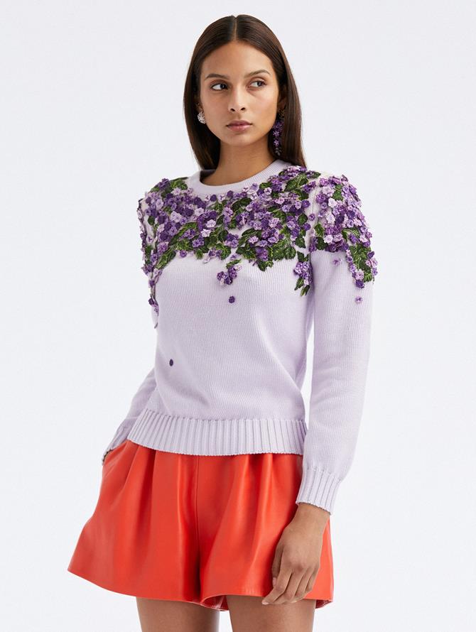 Degradé Lilac Threadwork Pullover