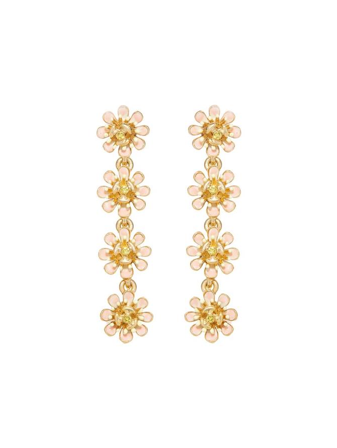 Lotus Drop Earrings
