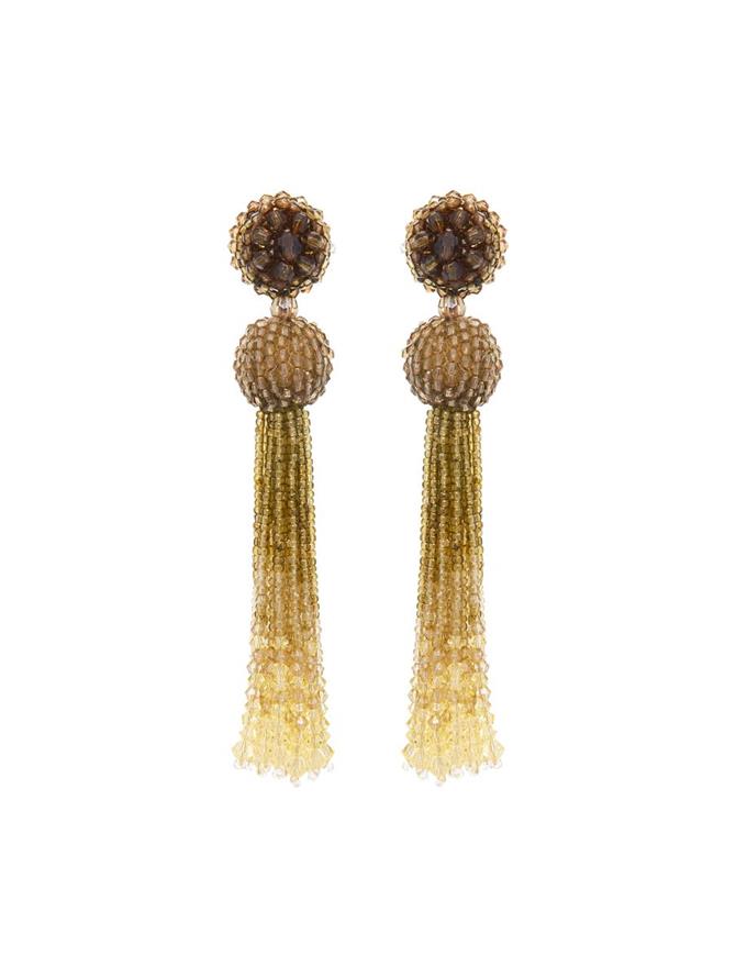 Degradé Long Tassel Earrings