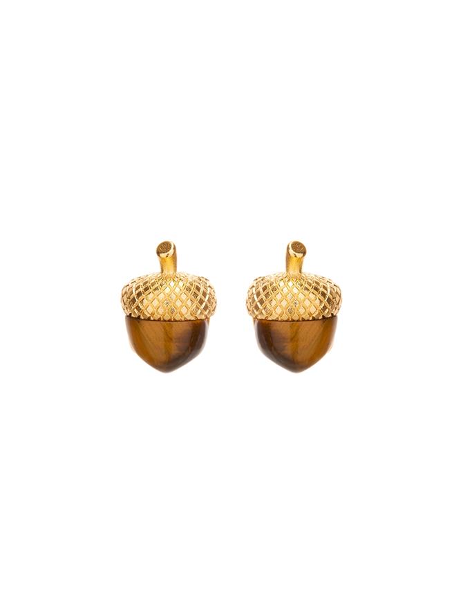 Mini Acorn Earrings