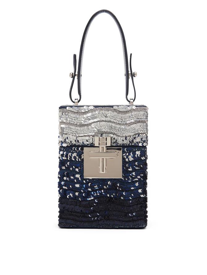 Ombré Sequin Alibi Top Handle Bag