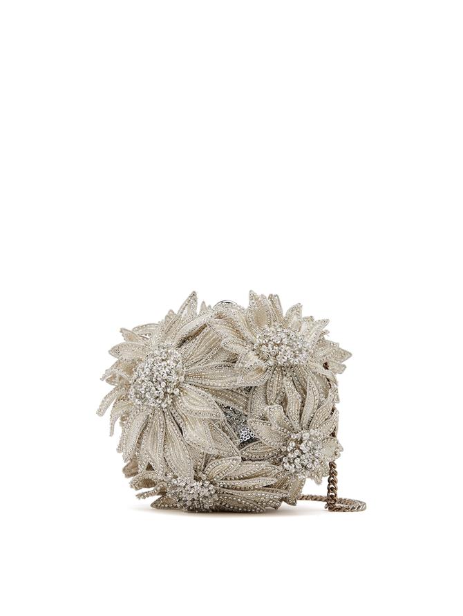 Sunflower Crystal Embroidered Billiard Bag
