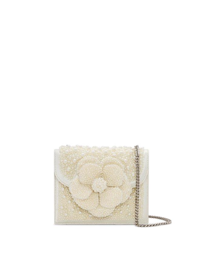 Pearl Embroidered Mini TRO Bag