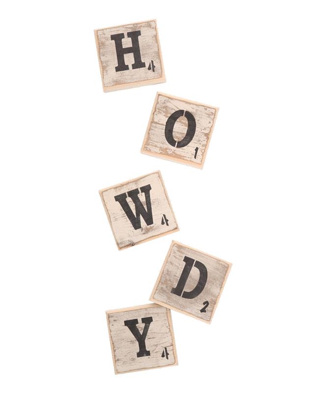 Scrabble Letters Symbols Wall Tile Multi Aggieland Outfitters