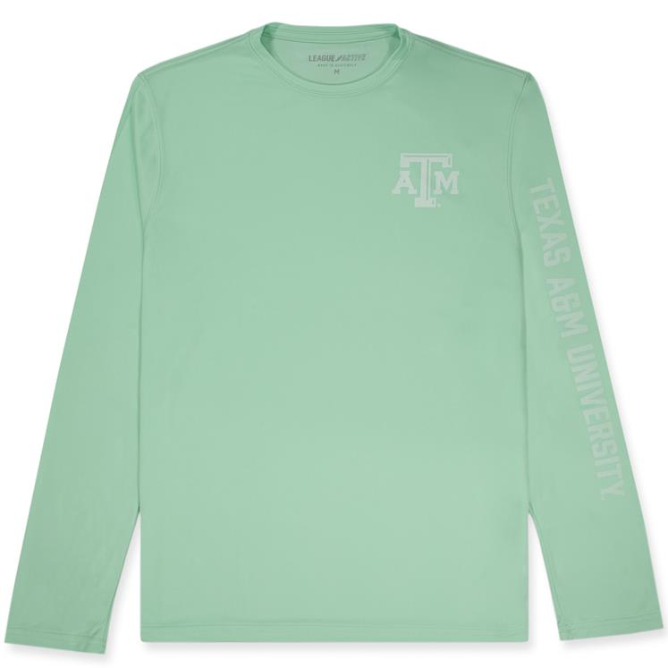 mint green long sleeve top