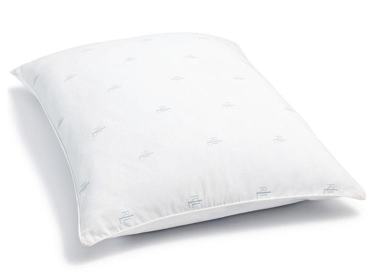 RALPH LAUREN - Extra Firm Logo Pillow WHITE | Gibbons