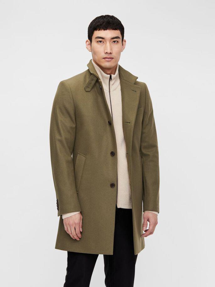 Holger compact melton wool coat Clearance