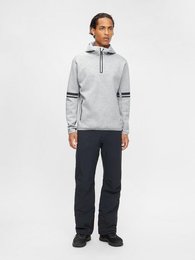 j lindeberg logo tech hoodie