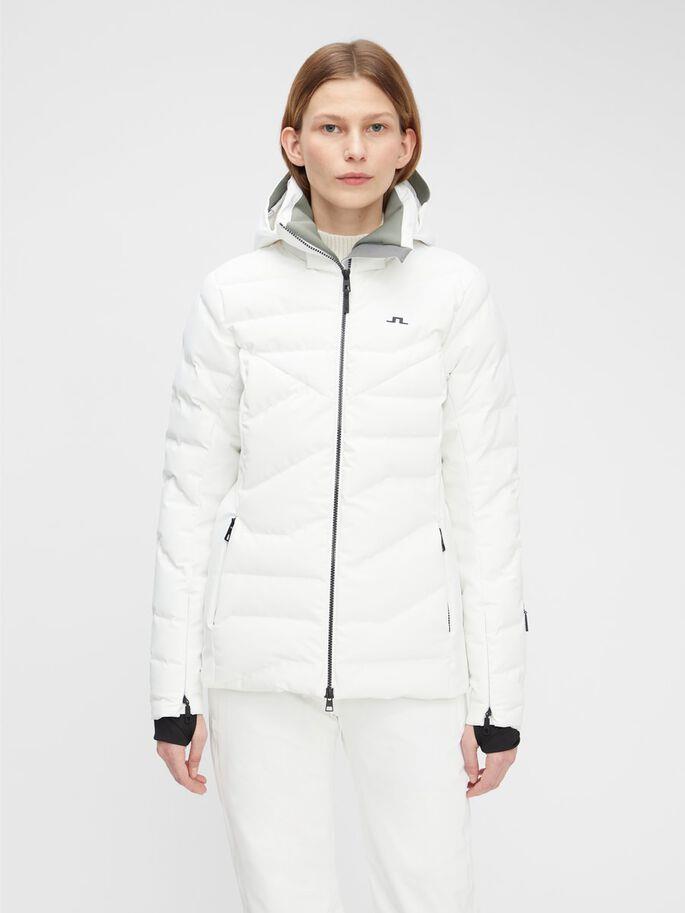 Crystal Down Ski Jacket White | J.Lindeberg